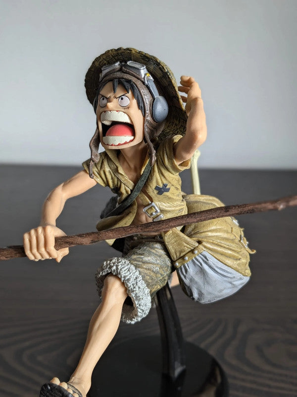 FIGURINE OCCASION ONE PIECE - MONKEY D. LUFFY SCULTURES ARMY COLOR VER. - BANPRESTO Flo'Kaze
