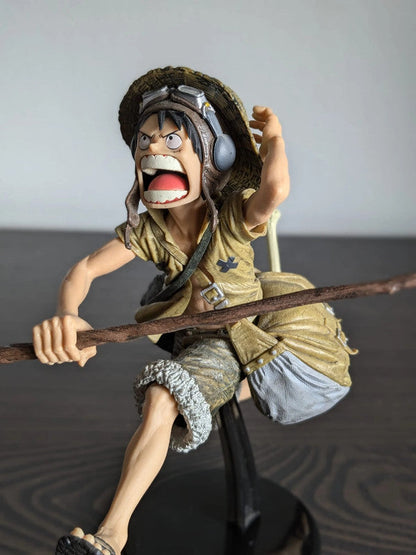 FIGURINE OCCASION ONE PIECE - MONKEY D. LUFFY SCULTURES ARMY COLOR VER. - BANPRESTO Flo'Kaze