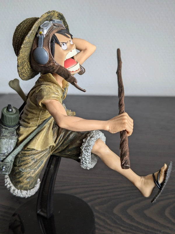 FIGURINE OCCASION ONE PIECE - MONKEY D. LUFFY SCULTURES ARMY COLOR VER. - BANPRESTO Flo'Kaze