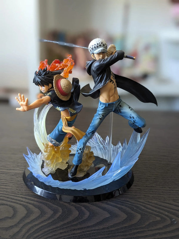 FIGURINE OCCASION ONE PIECE - MONKEY D. LUFFY & TRAFALGAR LAW FIGUARTS ZERO 5TH ANNIVERSARY - TAMASHII NATIONS - Flo'Kaze