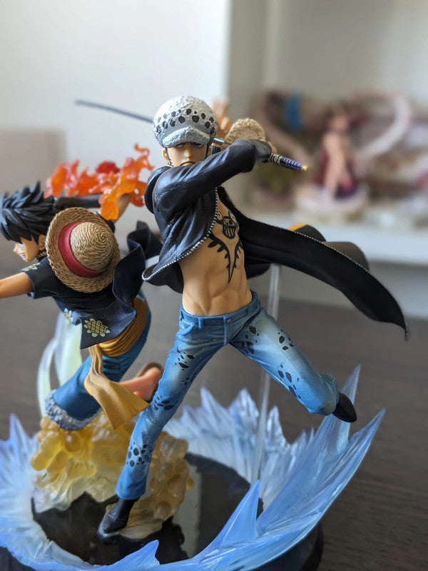 FIGURINE OCCASION ONE PIECE - MONKEY D. LUFFY & TRAFALGAR LAW FIGUARTS ZERO 5TH ANNIVERSARY - TAMASHII NATIONS - Flo'Kaze