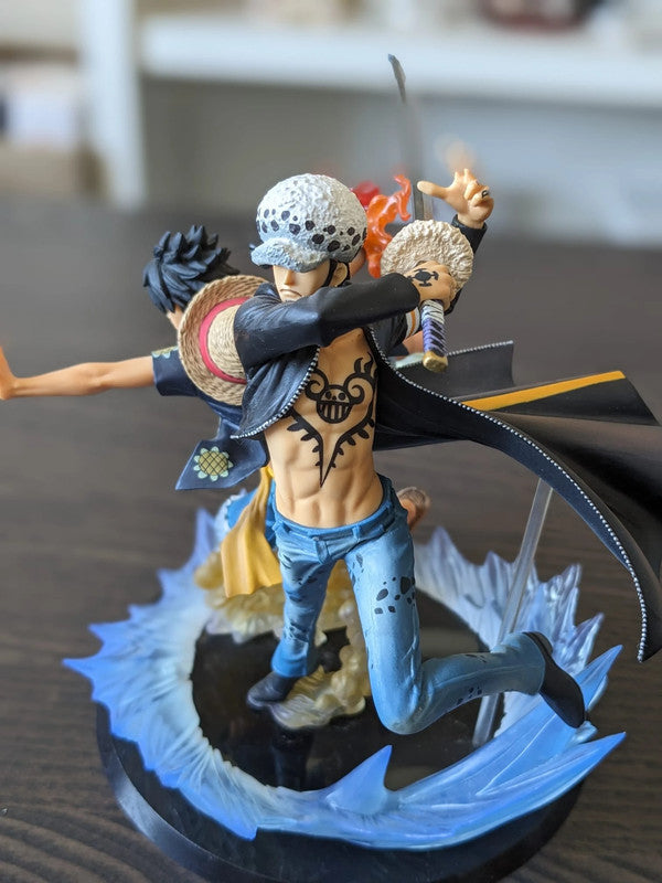 FIGURINE OCCASION ONE PIECE - MONKEY D. LUFFY & TRAFALGAR LAW FIGUARTS ZERO 5TH ANNIVERSARY - TAMASHII NATIONS - Flo'Kaze