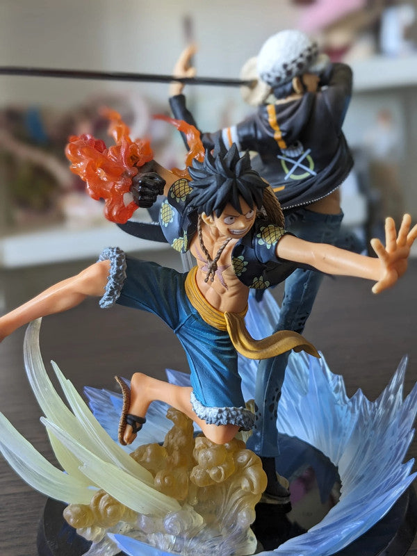 FIGURINE OCCASION ONE PIECE - MONKEY D. LUFFY & TRAFALGAR LAW FIGUARTS ZERO 5TH ANNIVERSARY - TAMASHII NATIONS - Flo'Kaze