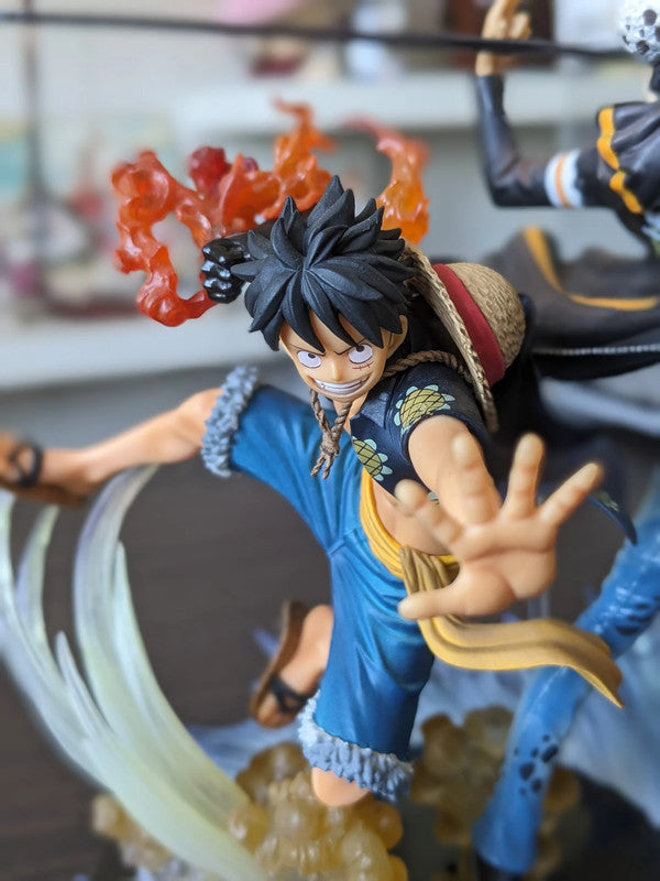 FIGURINE OCCASION ONE PIECE - MONKEY D. LUFFY & TRAFALGAR LAW FIGUARTS ZERO 5TH ANNIVERSARY - TAMASHII NATIONS - Flo'Kaze