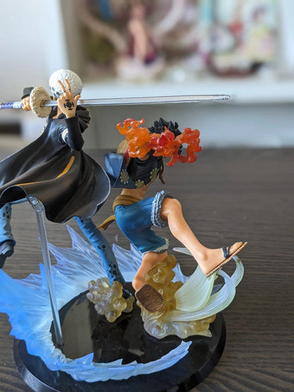 FIGURINE OCCASION ONE PIECE - MONKEY D. LUFFY & TRAFALGAR LAW FIGUARTS ZERO 5TH ANNIVERSARY - TAMASHII NATIONS - Flo'Kaze