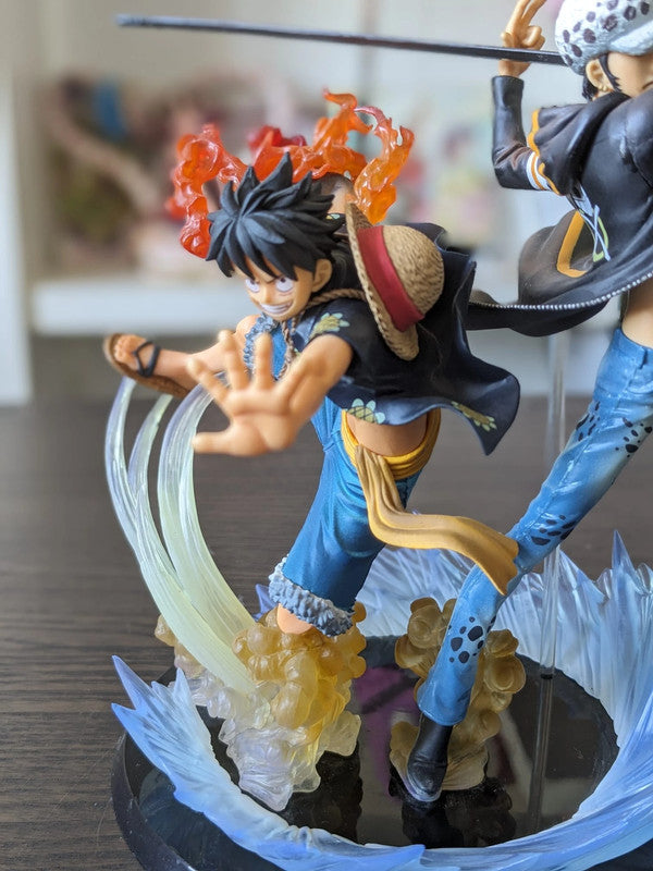 FIGURINE OCCASION ONE PIECE - MONKEY D. LUFFY & TRAFALGAR LAW FIGUARTS ZERO 5TH ANNIVERSARY - TAMASHII NATIONS - Flo'Kaze