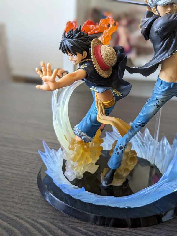 FIGURINE OCCASION ONE PIECE - MONKEY D. LUFFY & TRAFALGAR LAW FIGUARTS ZERO 5TH ANNIVERSARY - TAMASHII NATIONS - Flo'Kaze