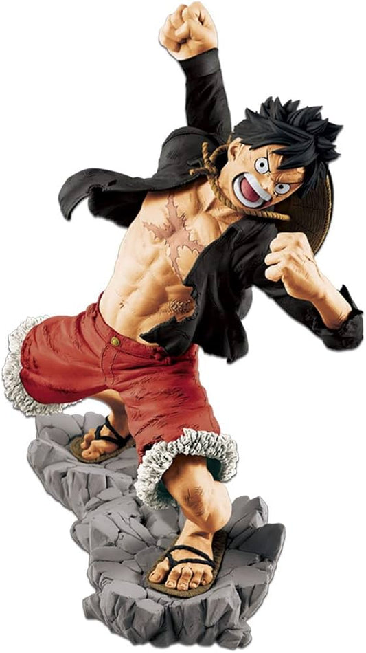 FIGURINE OCCASION ONE PIECE - MONKEY.D LUFFY MEMORIAL LOG ACE BATTLE SCULTURES - BANPRESTO - Flo'Kaze