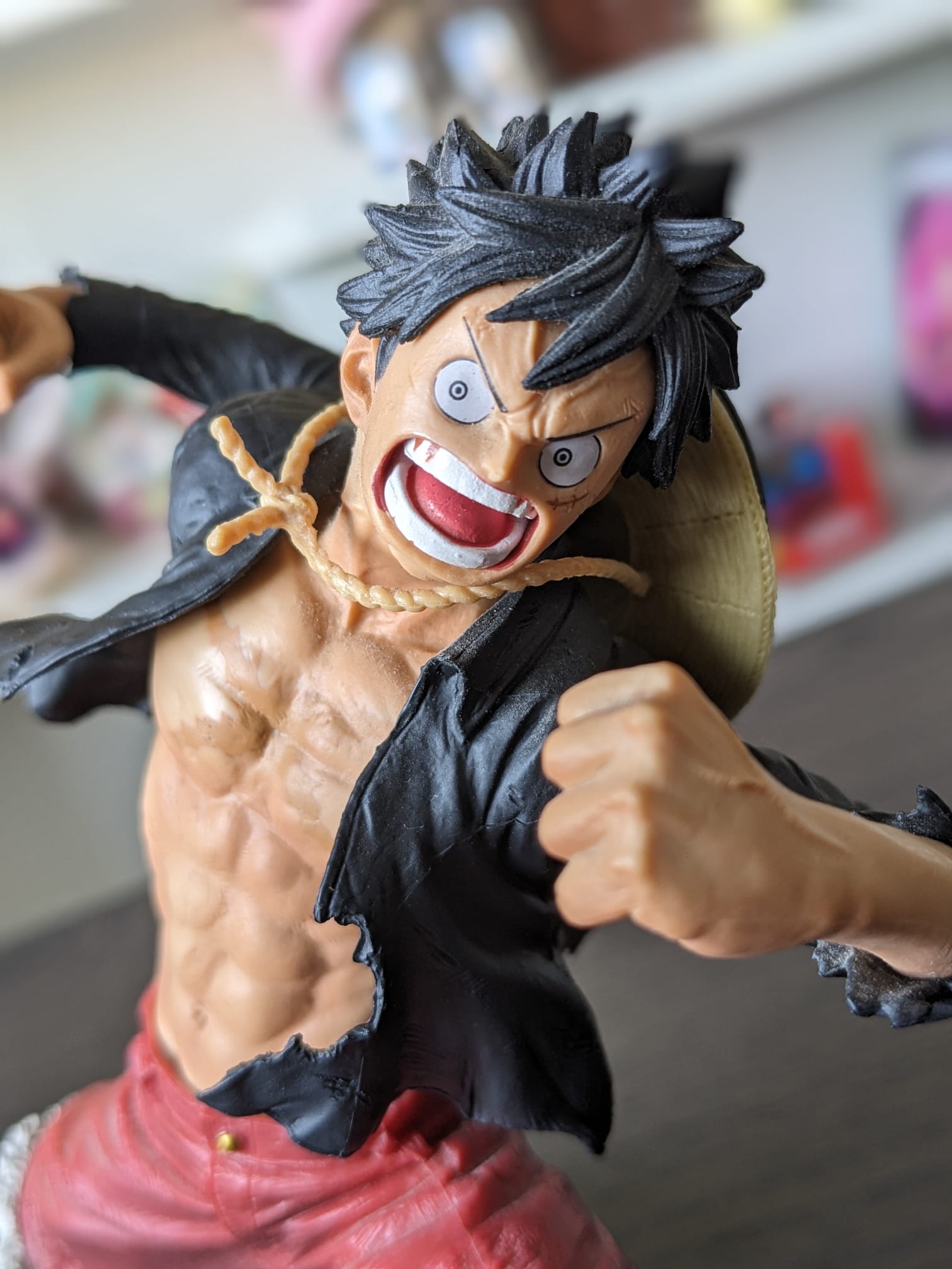 FIGURINE OCCASION ONE PIECE - MONKEY.D LUFFY MEMORIAL LOG ACE BATTLE SCULTURES - BANPRESTO - Flo'Kaze