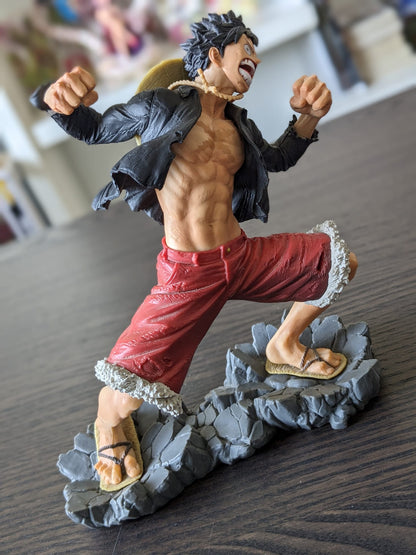 FIGURINE OCCASION ONE PIECE - MONKEY.D LUFFY MEMORIAL LOG ACE BATTLE SCULTURES - BANPRESTO - Flo'Kaze
