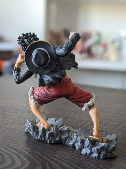 FIGURINE OCCASION ONE PIECE - MONKEY.D LUFFY MEMORIAL LOG ACE BATTLE SCULTURES - BANPRESTO - Flo'Kaze