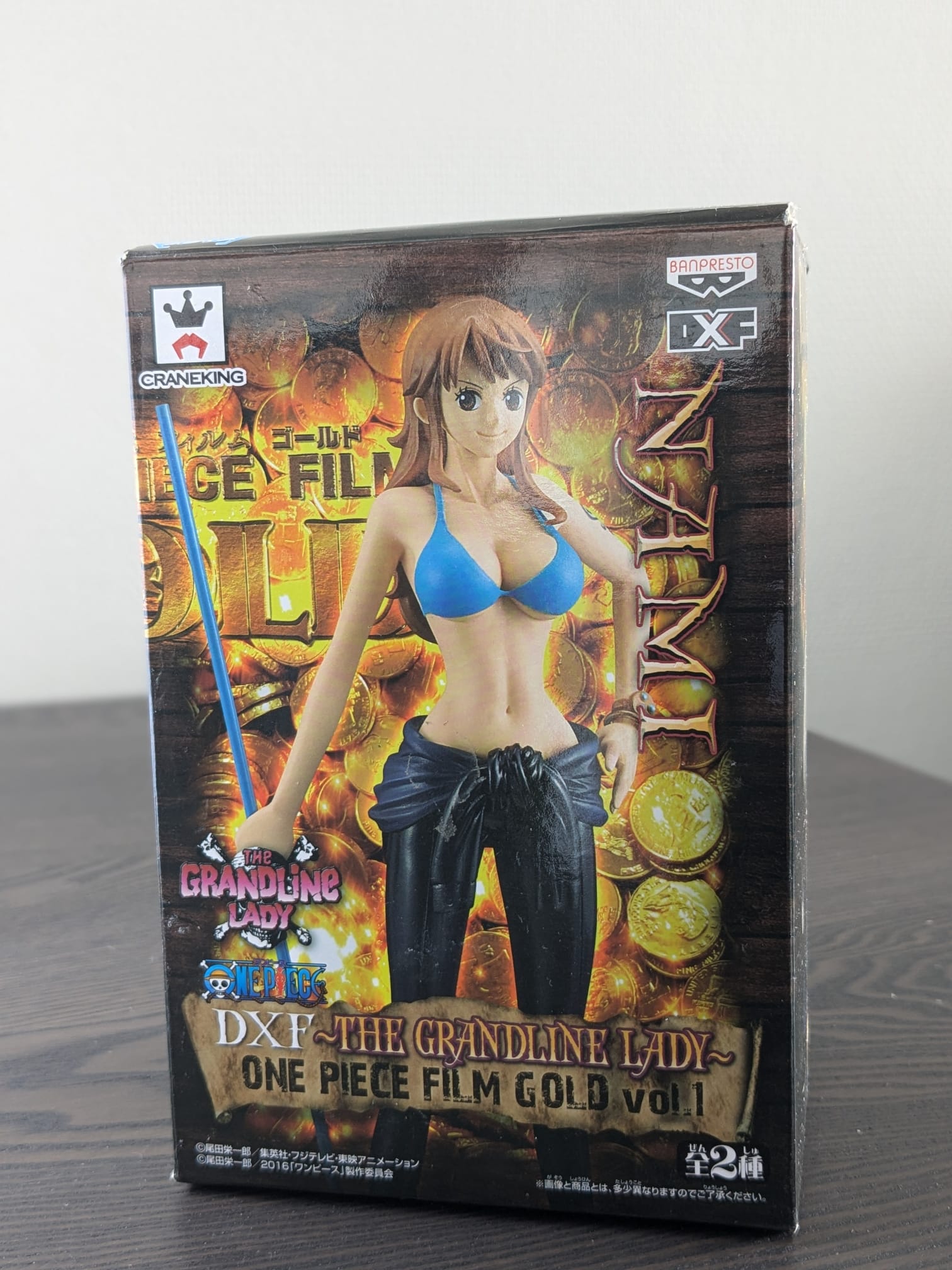 FIGURINE OCCASION ONE PIECE - NAMI DXF THE GRANDLINE LADY FILM GOLD VOL.1 - BANPRESTO Flo'Kaze