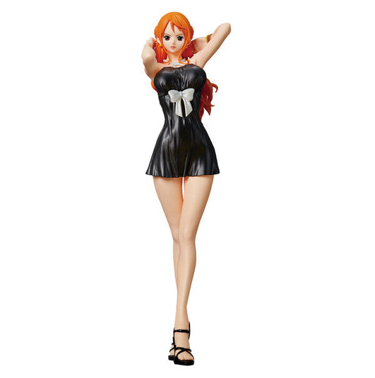 FIGURINE OCCASION ONE PIECE - NAMI GLITTER & GLAMOURS FILM GOLD BLACK DRESS - BANPRESTO Flo'Kaze