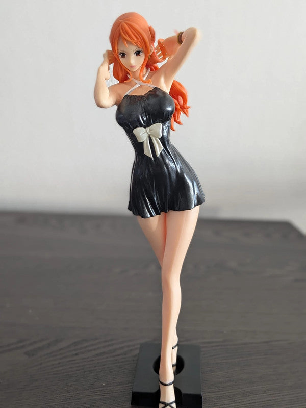 FIGURINE OCCASION ONE PIECE - NAMI GLITTER & GLAMOURS FILM GOLD BLACK DRESS - BANPRESTO Flo'Kaze