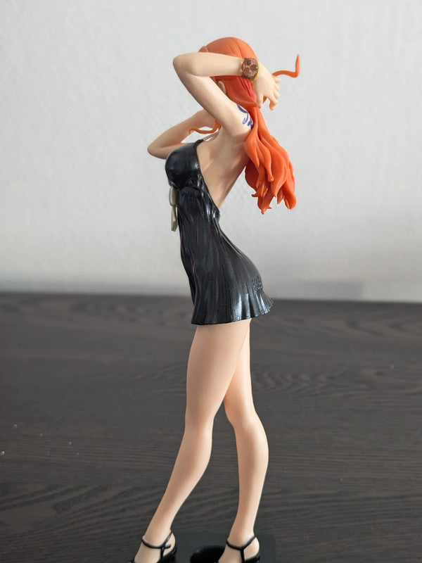 FIGURINE OCCASION ONE PIECE - NAMI GLITTER & GLAMOURS FILM GOLD BLACK DRESS - BANPRESTO Flo'Kaze