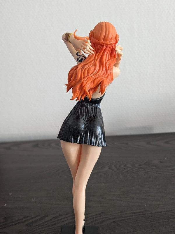 FIGURINE OCCASION ONE PIECE - NAMI GLITTER & GLAMOURS FILM GOLD BLACK DRESS - BANPRESTO Flo'Kaze