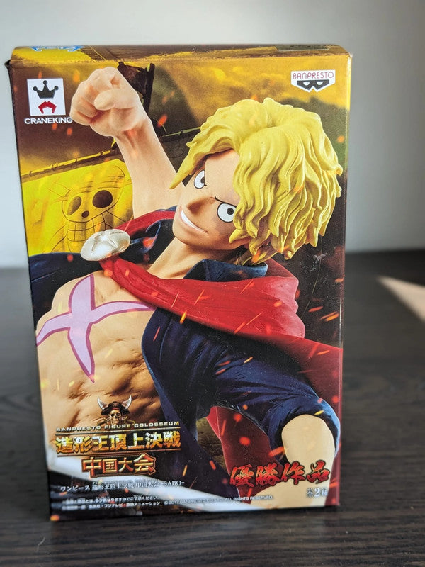 FIGURINE OCCASION ONE PIECE - SABO COLOSSEUM SCULTURES ZOUKEIOU CHOJHO KESSEN- BANPRESTO Flo'Kaze
