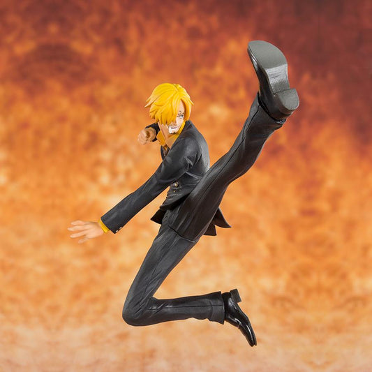 FIGURINE OCCASION ONE PIECE - SANJI FIGUARTS ZERO BLACK LEG - TAMASHII NATIONS - Flo'Kaze