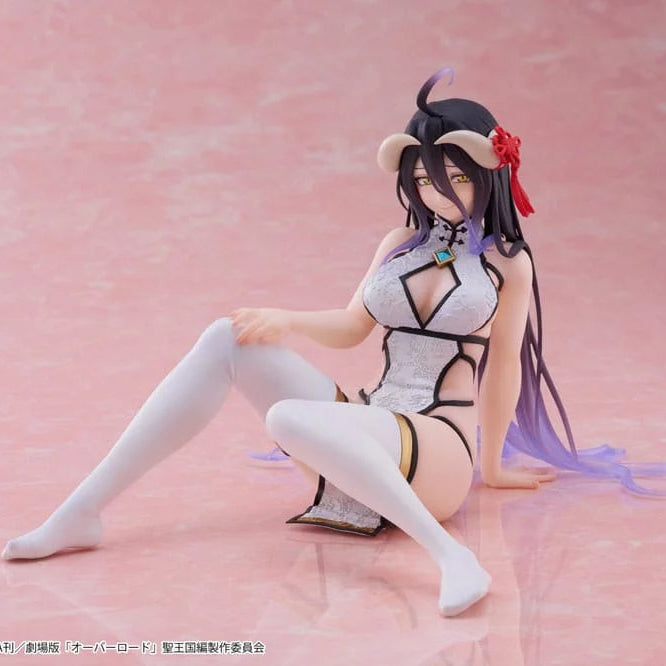 FIGURINE OCCASION OVERLORD - ALBEDO DESKTOP CUTE CHINESE DRESS VER. - TAITO Flo'Kaze