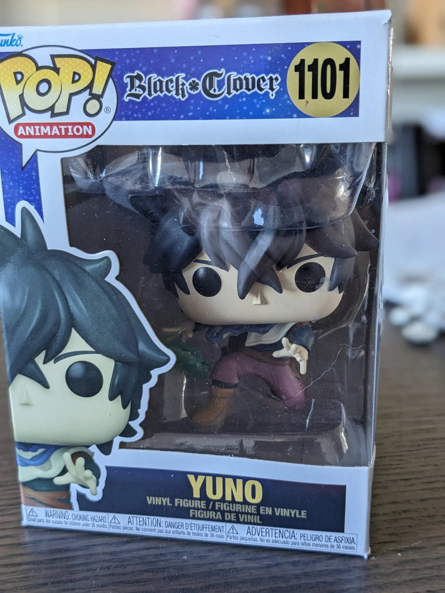 FIGURINE OCCASION POP BLACK CLOVER - YUNO #1101 - FUNKO - Flo'Kaze