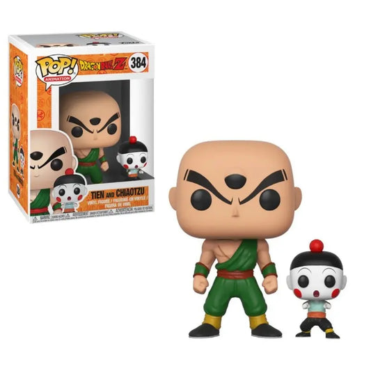 FIGURINE OCCASION POP DRAGON BALL - TIEN & CHIAOTZU #384 - FUNKO - Flo'Kaze