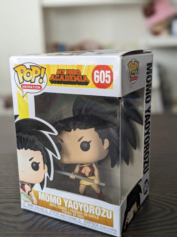 FIGURINE OCCASION POP MY HERO ACADEMIA - MOMO YAOYORUZU N°605 - FUNKO - Flo'Kaze