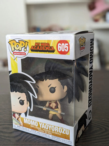 FIGURINE OCCASION POP MY HERO ACADEMIA - MOMO YAOYORUZU N°605 - FUNKO - Flo'Kaze