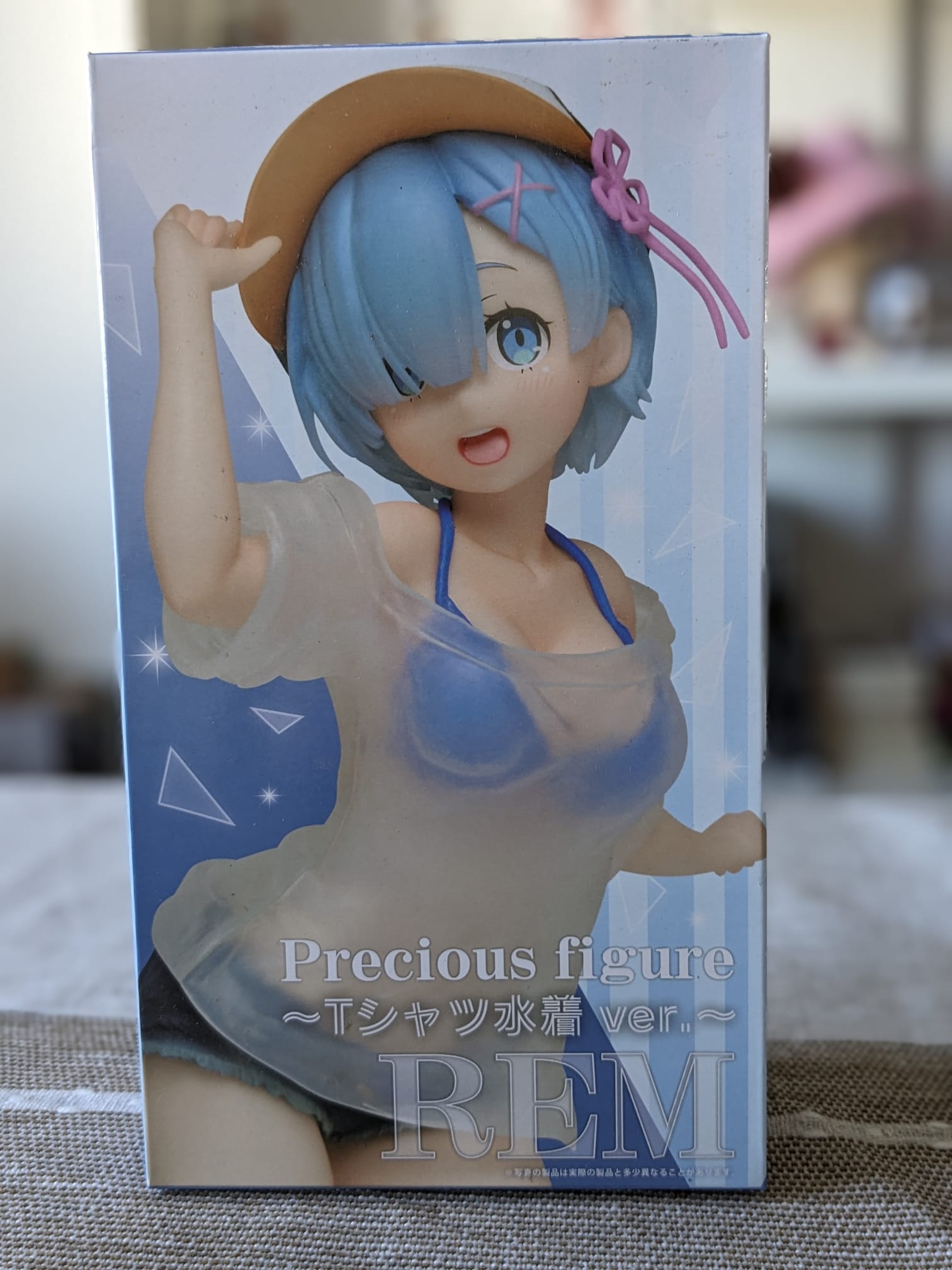 FIGURINE OCCASION RE:ZERO - REM PRECIOUS FIGURE T-SHIRT SWIMSUIT VER. - TAITO - Flo'Kaze