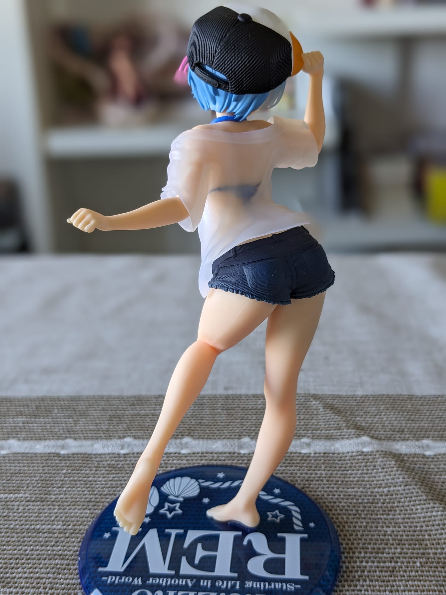 FIGURINE OCCASION RE:ZERO - REM PRECIOUS FIGURE T-SHIRT SWIMSUIT VER. - TAITO - Flo'Kaze