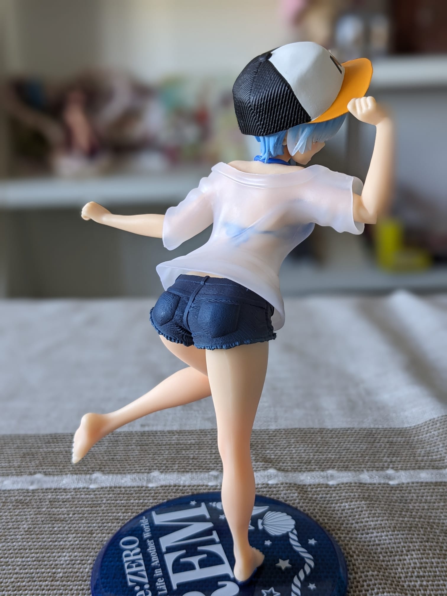 FIGURINE OCCASION RE:ZERO - REM PRECIOUS FIGURE T-SHIRT SWIMSUIT VER. - TAITO - Flo'Kaze