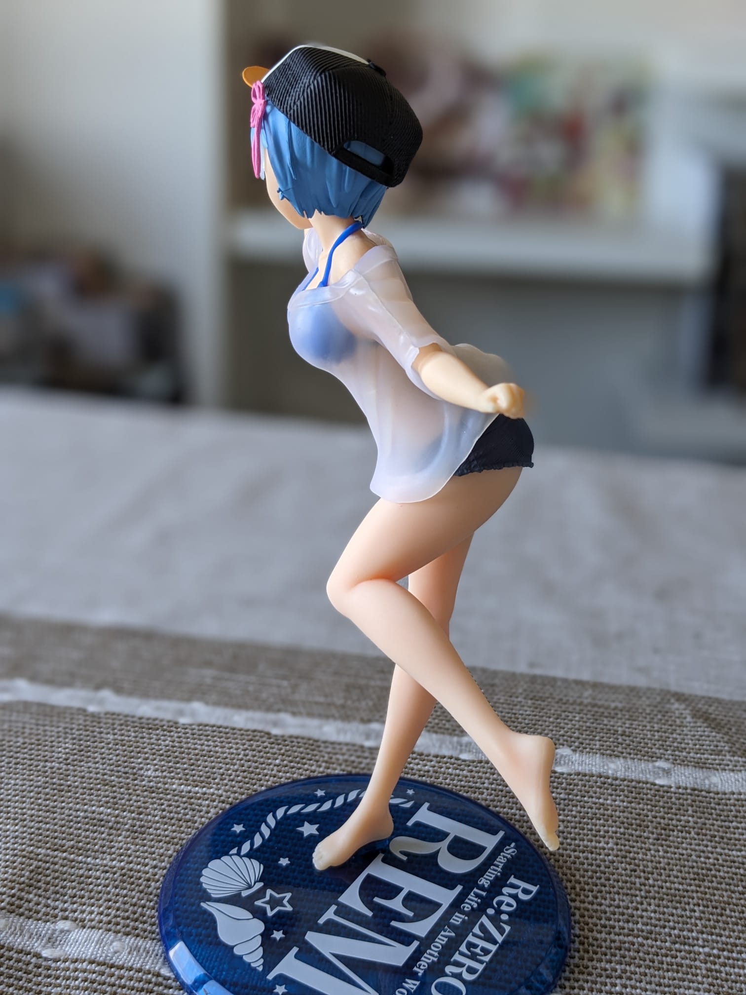 FIGURINE OCCASION RE:ZERO - REM PRECIOUS FIGURE T-SHIRT SWIMSUIT VER. - TAITO - Flo'Kaze