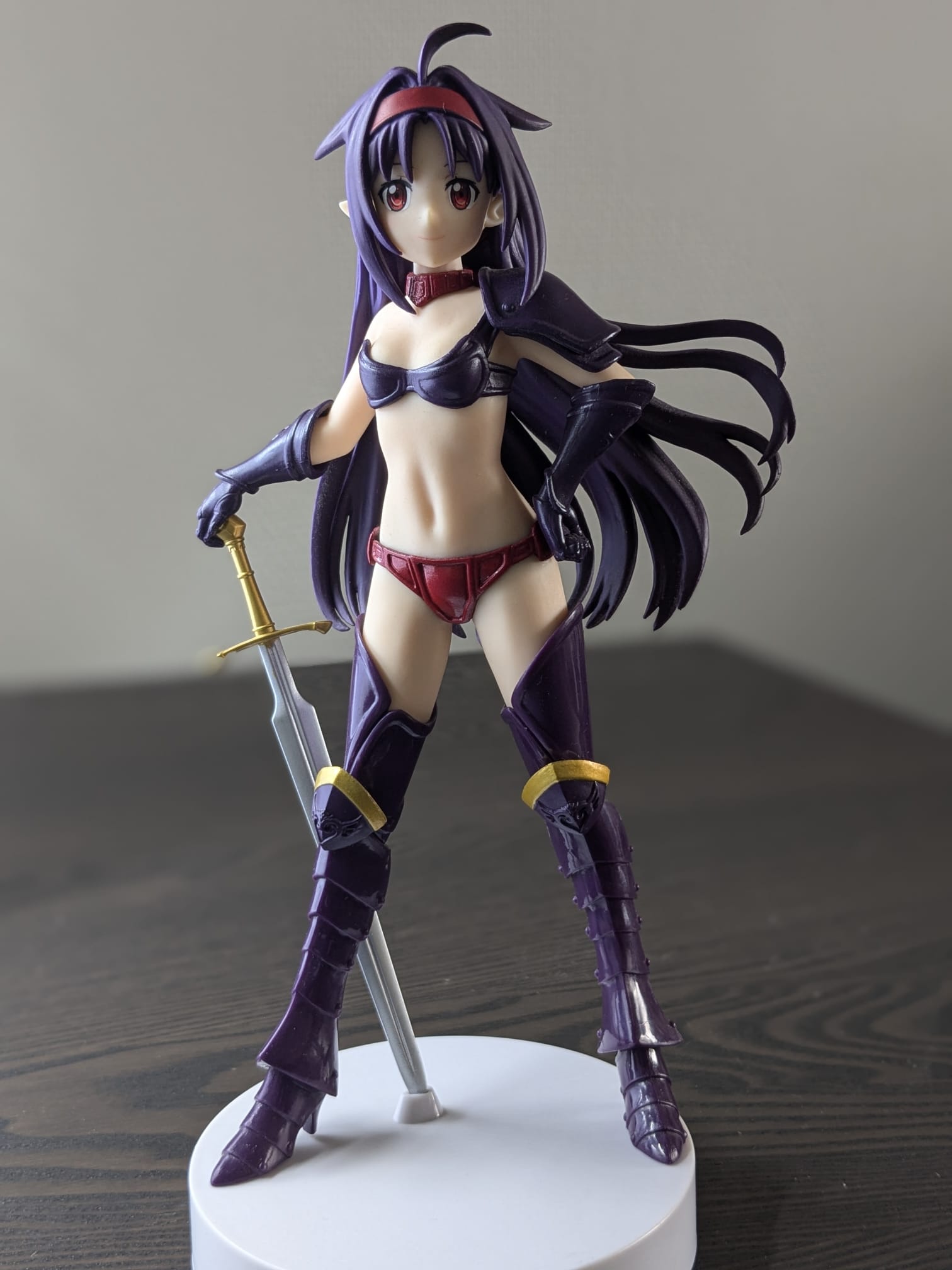 FIGURINE OCCASION SWORD ART ONLINE MEMORY DEFRAG - YUUKI EXQ BIKINI ARMOR - BANPRESTO - Flo'Kaze