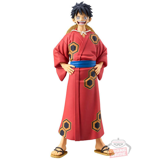 FIGURINE ONE PIECE - MONKEY D. LUFFY DXF THE GRANDLINE SERIES YUKATA VER. - BANPRESTO Flo'Kaze