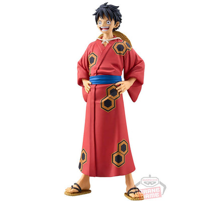 FIGURINE ONE PIECE - MONKEY D. LUFFY DXF THE GRANDLINE SERIES YUKATA VER. - BANPRESTO Flo'Kaze