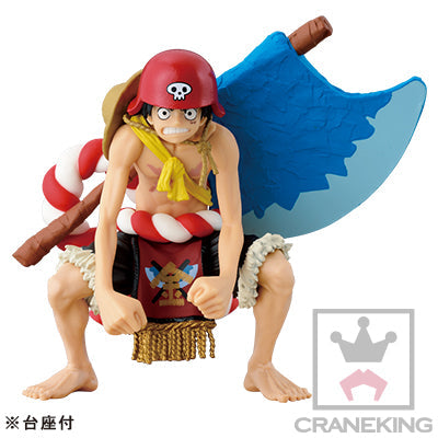 FIGURINE ONE PIECE - MONKEY D. LUFFY SCULTURES CHAMPION GOLD MOVIE - BANPRESTO - Flo'Kaze