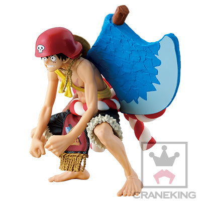FIGURINE ONE PIECE - MONKEY D. LUFFY SCULTURES CHAMPION GOLD MOVIE - BANPRESTO - Flo'Kaze