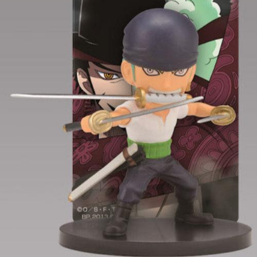 FIGURINE ONE PIECE - RORONOA ZORO CARD STAND KENSHI HEN LOT F - ICHIBAN KUJI Flo'Kaze