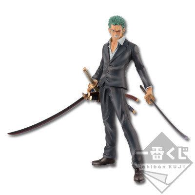 FIGURINE ONE PIECE - RORONOA ZORO DRESSROSA BATTLE LOT C - ICHIBAN KUJI - Flo'Kaze