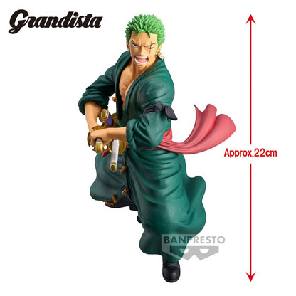 FIGURINE ONE PIECE - RORONOA ZORO GRANDISTA - BANPRESTO Flo'Kaze