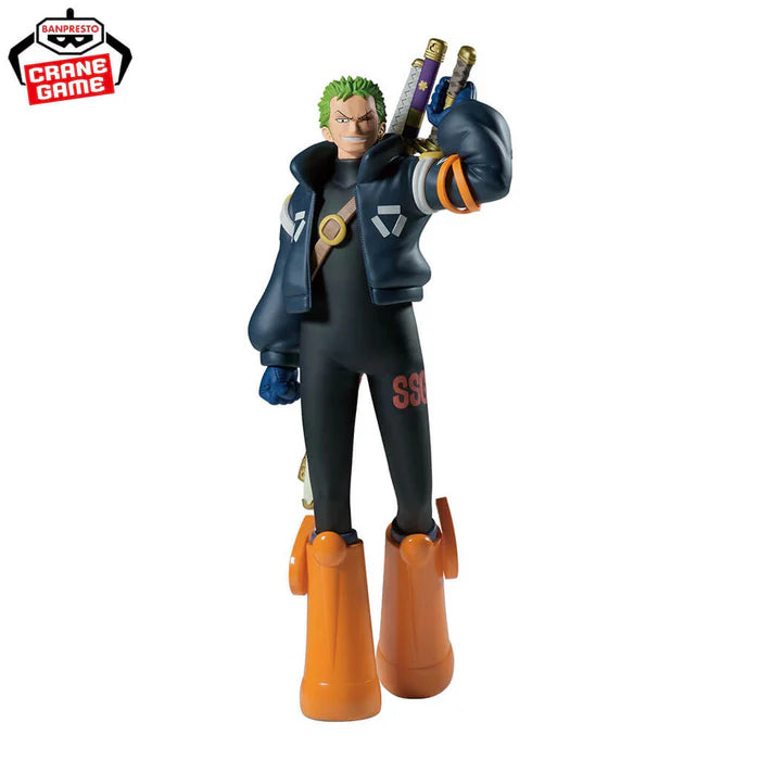 FIGURINE ONE PIECE - RORONOA ZORO THE SHUKKO EGG HEAD VER. - BANPRESTO Flo'Kaze