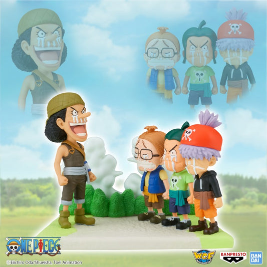 FIGURINE ONE PIECE - WCF LOG STORIES USOPP PIRATES - BANPRESTO Flo'Kaze