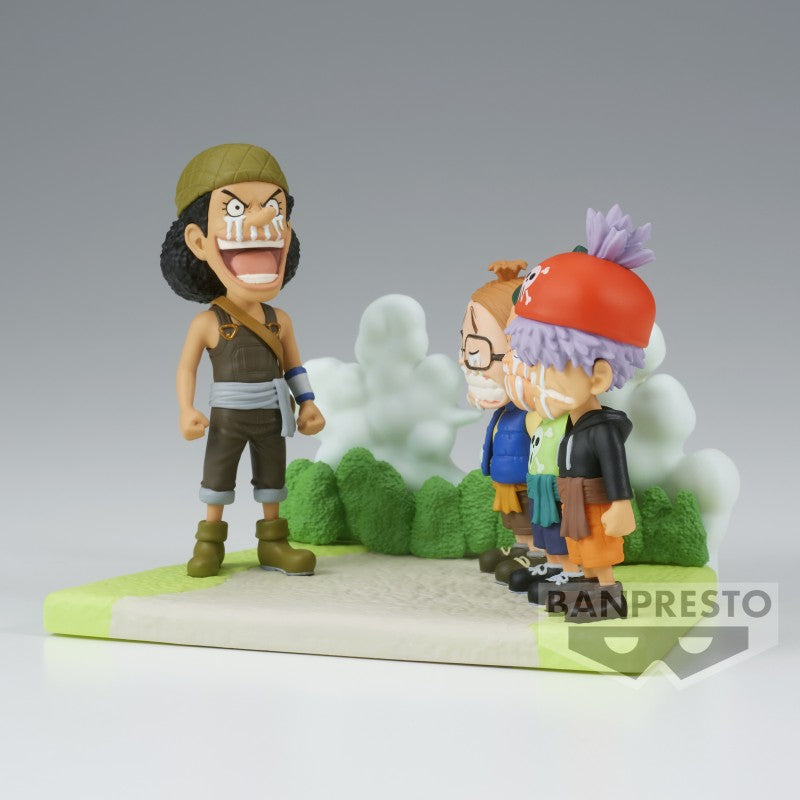 FIGURINE ONE PIECE - WCF LOG STORIES USOPP PIRATES - BANPRESTO Flo'Kaze