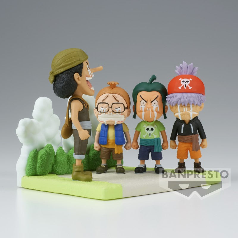 FIGURINE ONE PIECE - WCF LOG STORIES USOPP PIRATES - BANPRESTO Flo'Kaze