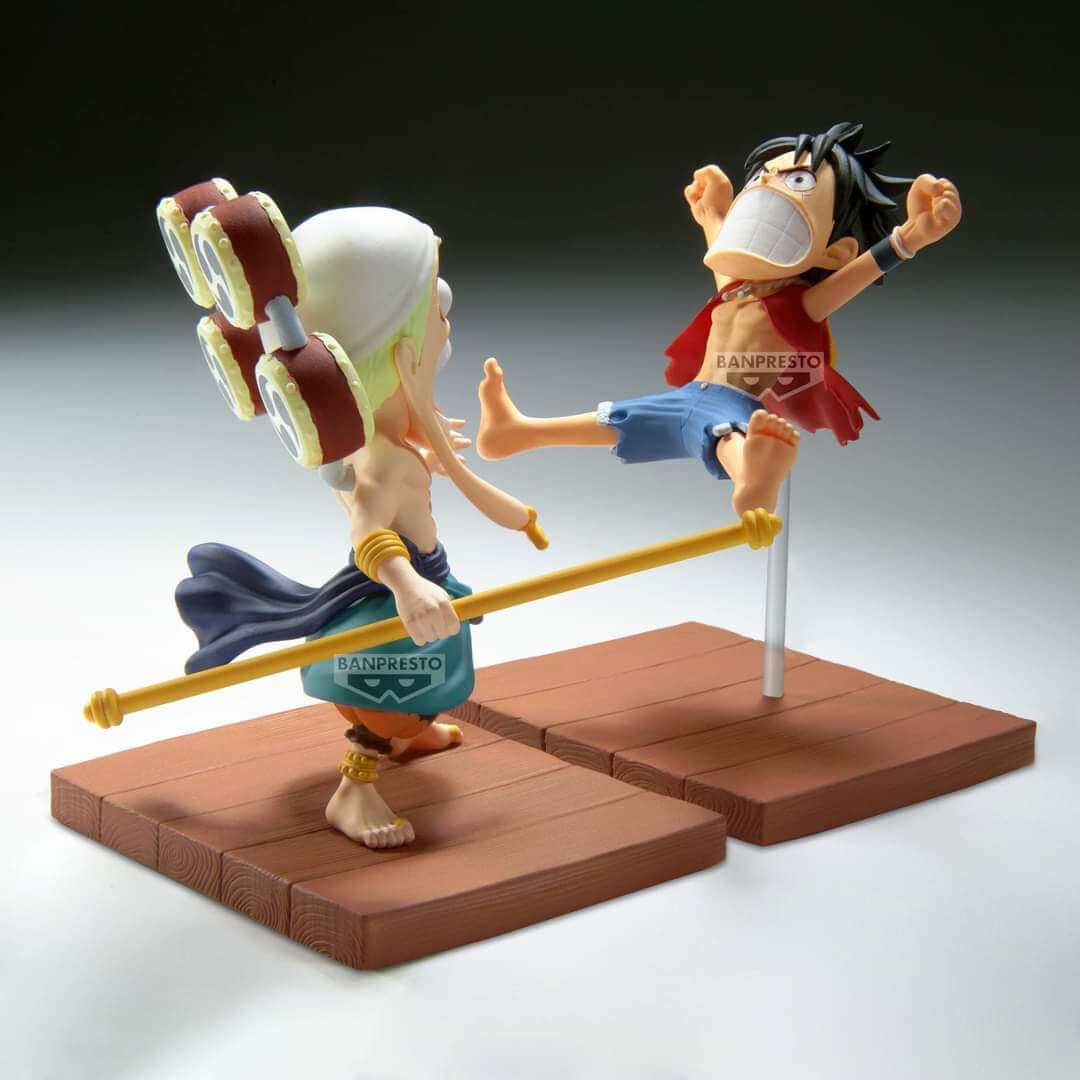 FIGURINE ONE PIECE - WCF MONKEY D. LUFFY & ENER LOG STORIES - BANPRESTO Flo'Kaze