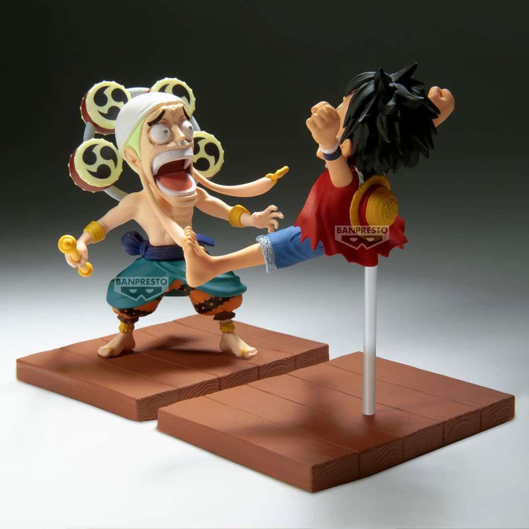 FIGURINE ONE PIECE - WCF MONKEY D. LUFFY & ENER LOG STORIES - BANPRESTO Flo'Kaze