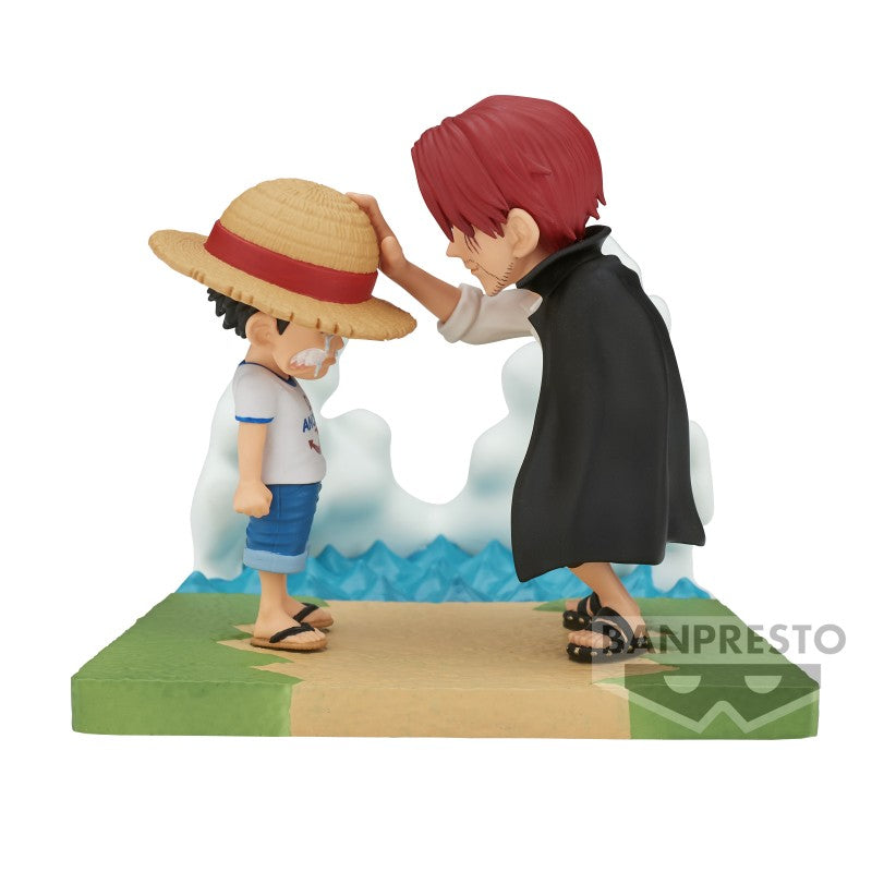 FIGURINE ONE PIECE - WCF SHANKS & MONKEY D. LUFFY LOG STORIES - BANPRESTO Flo'Kaze