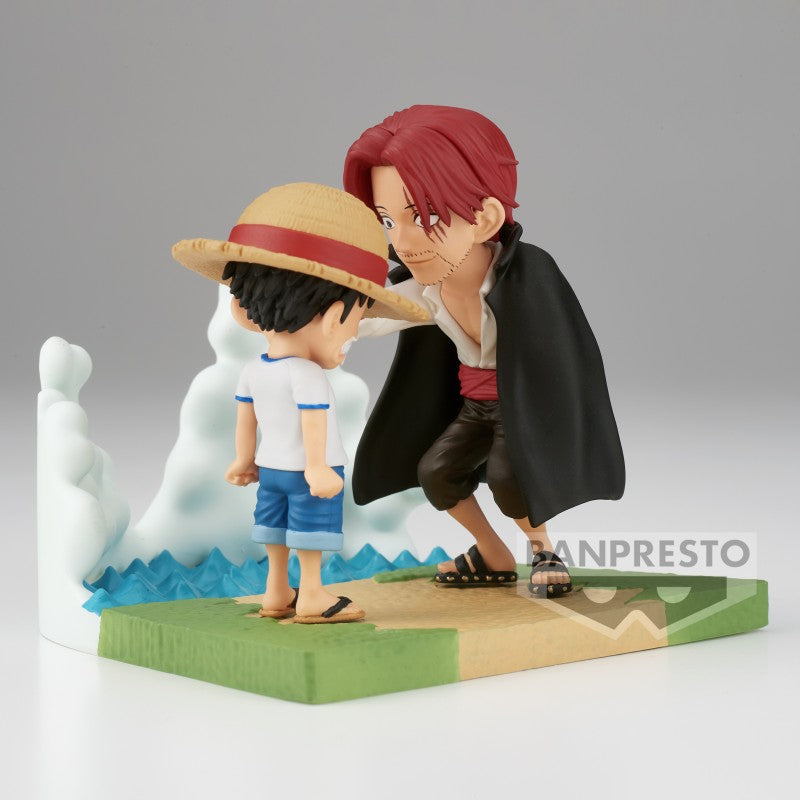 FIGURINE ONE PIECE - WCF SHANKS & MONKEY D. LUFFY LOG STORIES - BANPRESTO Flo'Kaze