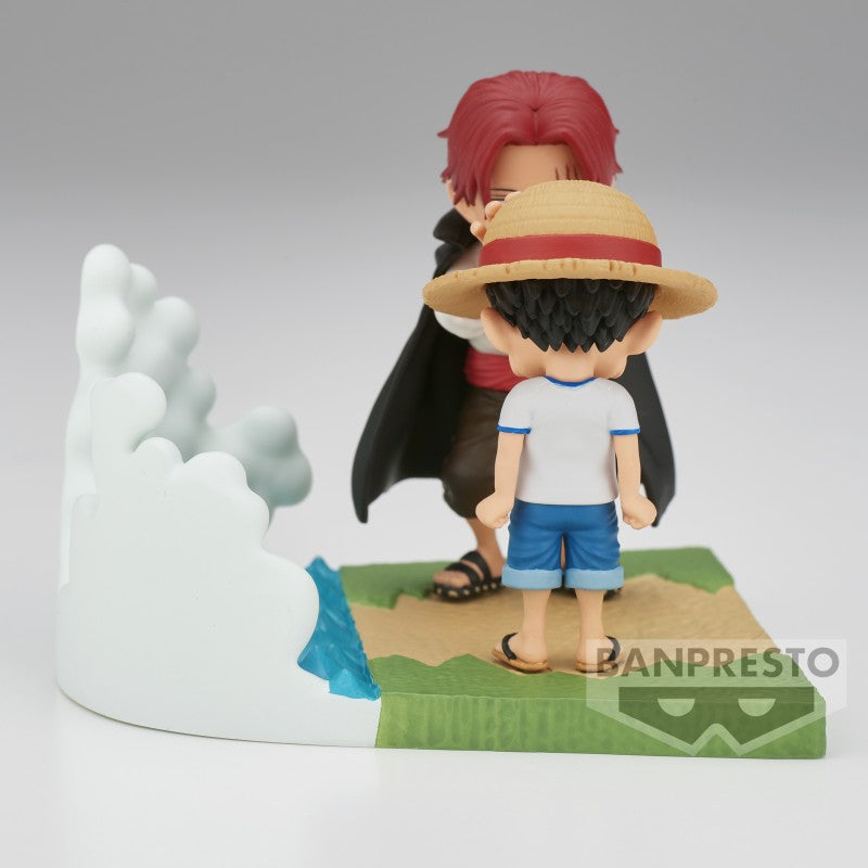 FIGURINE ONE PIECE - WCF SHANKS & MONKEY D. LUFFY LOG STORIES - BANPRESTO Flo'Kaze