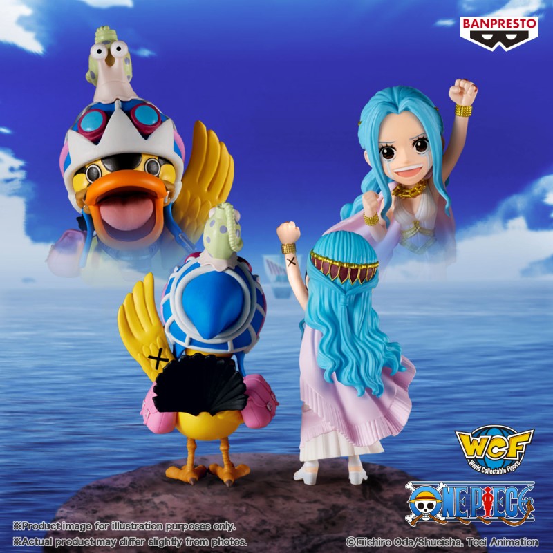 FIGURINE ONE PIECE - WCF VIVI & KAROO LOG STORIES - BANPRESTO Flo'Kaze