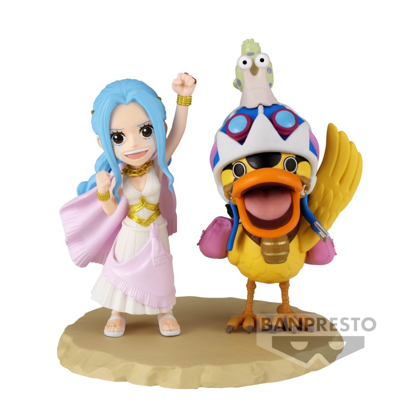 FIGURINE ONE PIECE - WCF VIVI & KAROO LOG STORIES - BANPRESTO Flo'Kaze